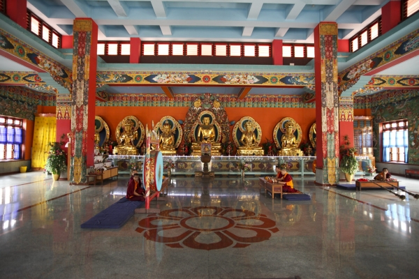 Inside Namdroling Monastery